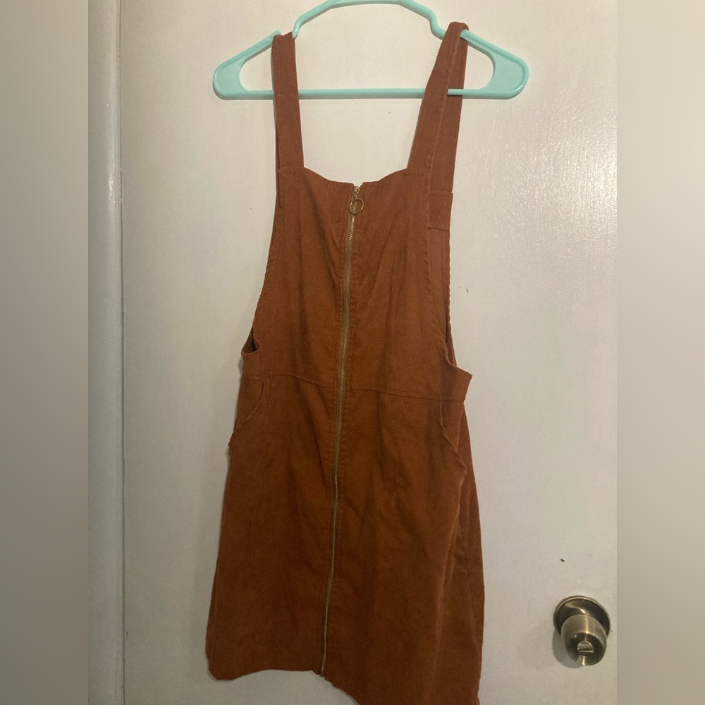 Shein corduroy overall dress